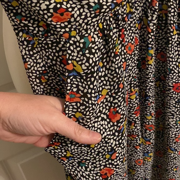 Greylin Silk Spaghetti Strap long pant length Romper Jumpsuit Size Medium - Picture 3 of 11